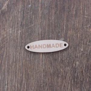 Vanerimerkki HANDMADE, soikio