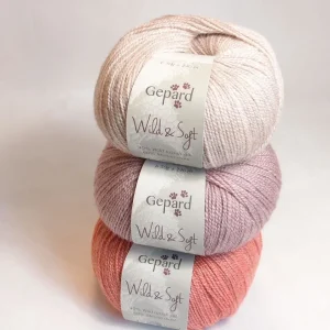 Gepard Garn Wild & Soft , merinosilkkilanka
