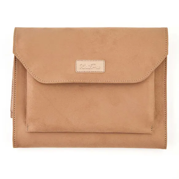 KnitPro Säilytyskotelo pyöröpuikoille beige