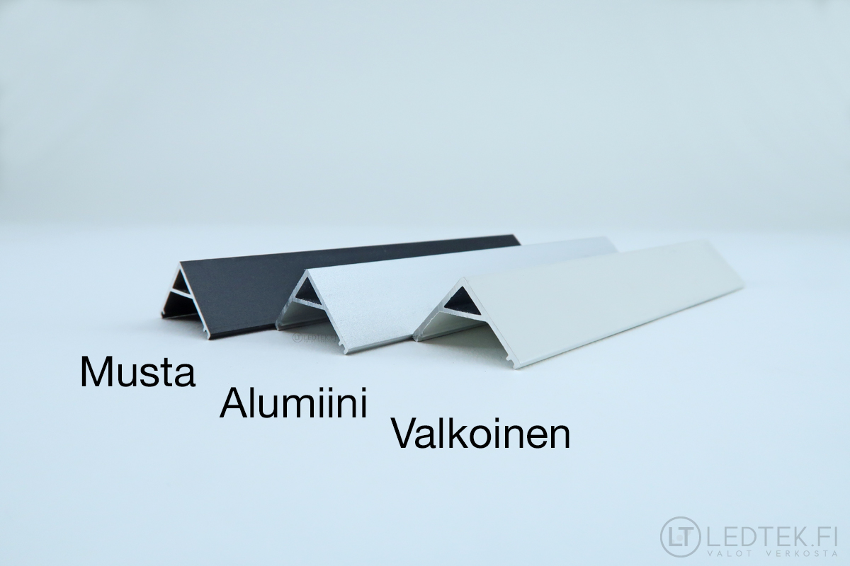 LED Corner Profile 1616 2m White - Image 3