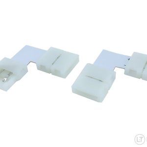LED-nauhan kulmaliitin 10 mm 6 kpl