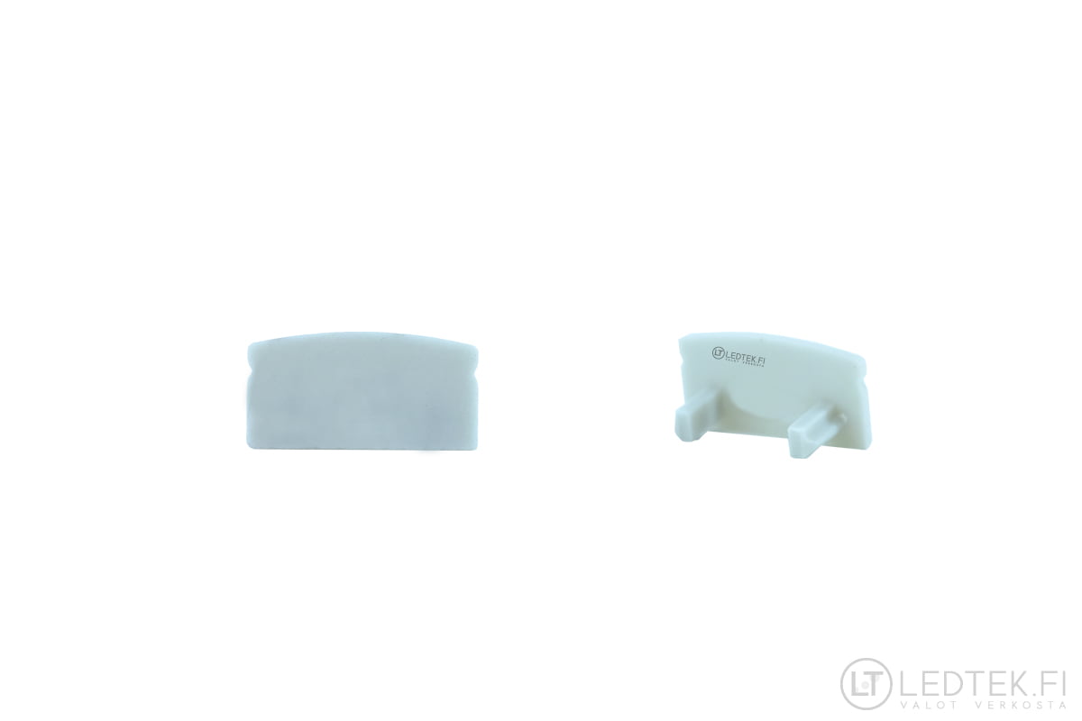 LED-alumiiniprofiilin 1708 suljettu pääty 2 kpl HA - Image 2