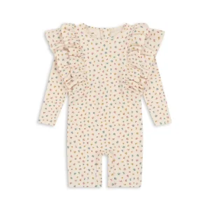 Konges Sjold - manuca frill onesie uimahaalari - bloomie sprinkle