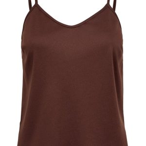 A-View Slip Top – Dark Brown