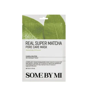 Some By Mi Super Matcha Glow Mask – Puhdistava & Huokosia Supistava Kangasnaamio