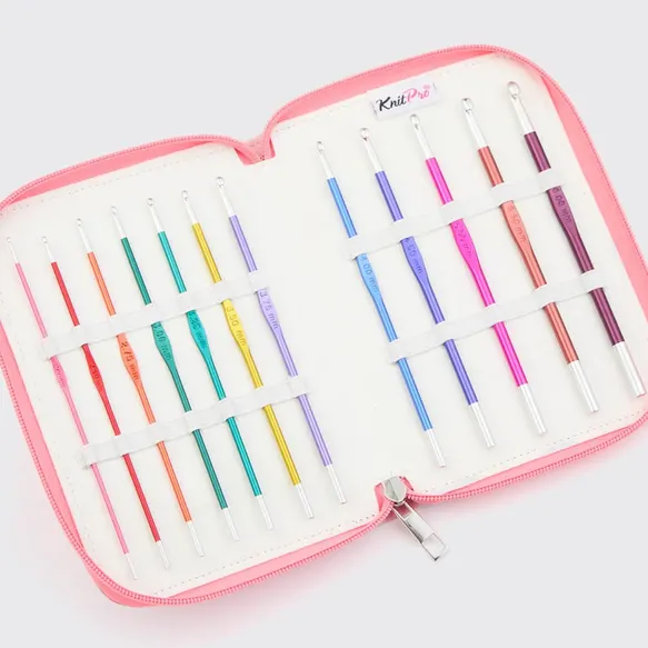 KnitPro Zing virkkuukoukkusetti 2-6 mm Grande