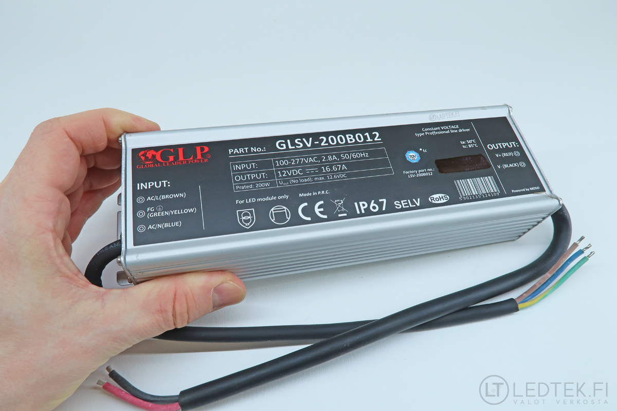 GLP LED Driver 200W 12V - Image 3