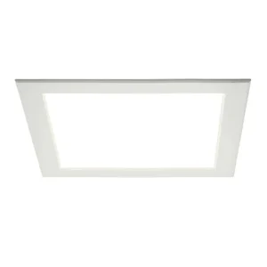 Alasvalo Airam Flat Sq, 12W, 900lm, IP44, himmennettävä, Ø175*31mm